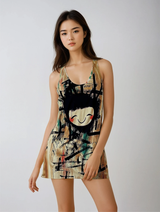 Facing It All Women's Cut & Sew Racerback Dress (AOP)