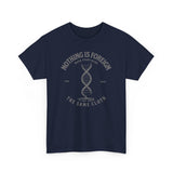 ΩThe End All Of Common Ground - DNA Connected T-Shirt — "Nothing Is Foreign" Illustrated In Gray