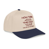 "How Then Shall We Settle Into the Fact that we are made of star stuff." Embroidered Baseball Cap