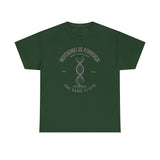 ΩThe End All Of Common Ground - DNA Connected T-Shirt — "Nothing Is Foreign" Illustrated In Gray