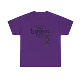 ΩThe End All Of Common Ground - DNA Connected T-Shirt — "Nothing Is Foreign" Illustrated In Black