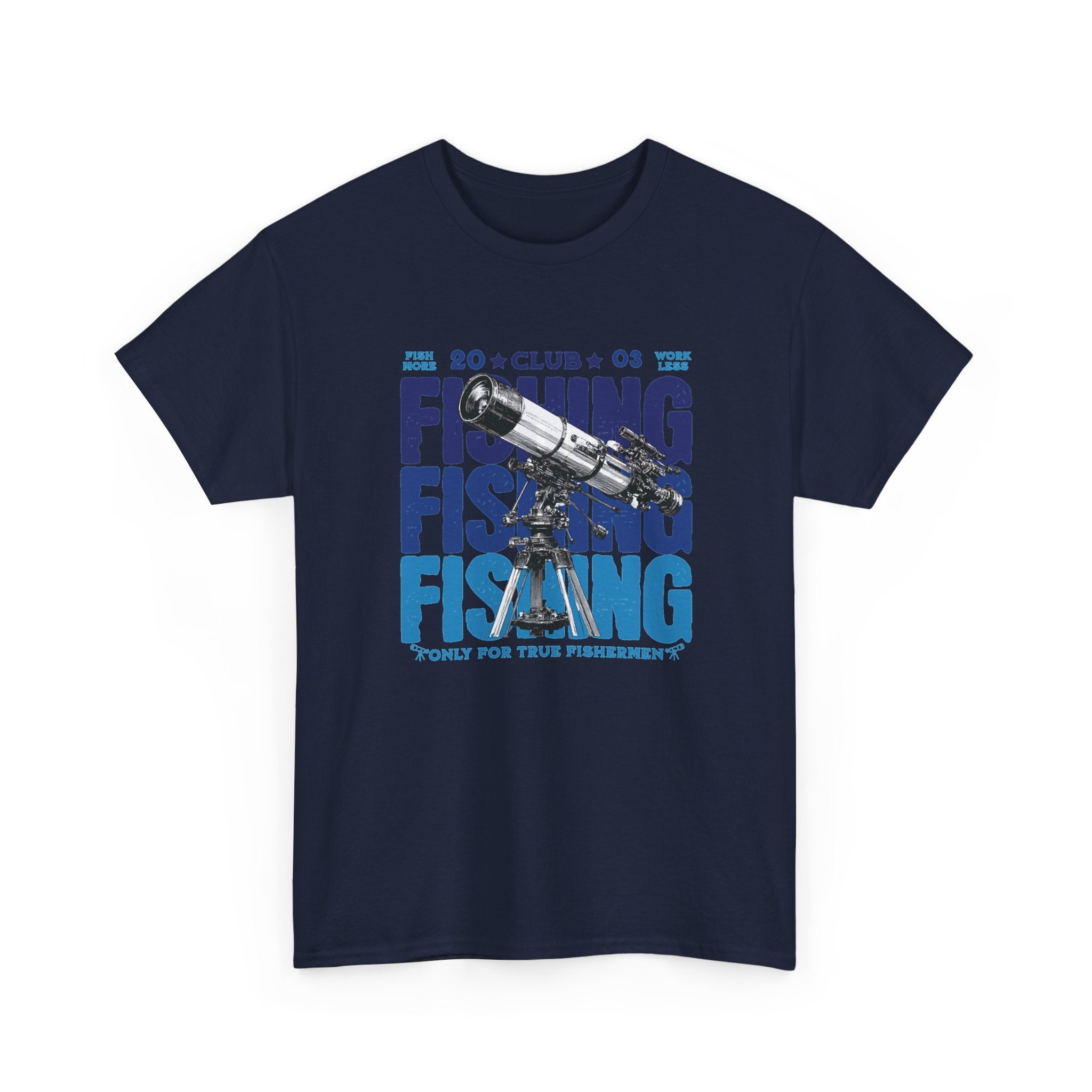 Fishing for Stars T-Shirt — Amateur Astronomer Telescope Tee