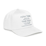 "How Then Shall We Settle Into the Fact that we are made of star stuff." Embroidered Baseball Cap