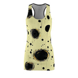 Black Hole Rising Women's Cut & Sew Racerback Dress (AOP)