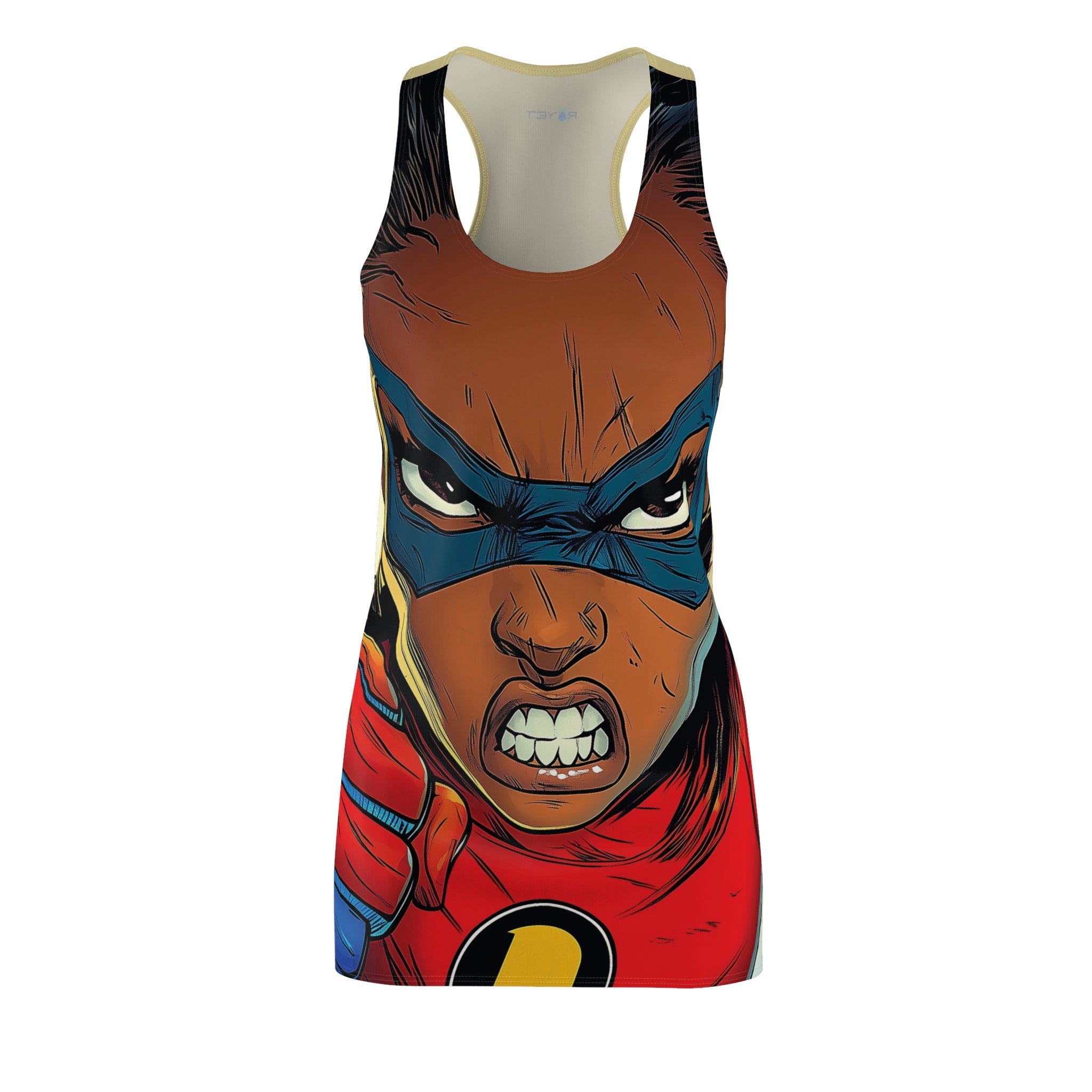 Super Game Gabby Women's Cut & Sew Racerback Dress (AOP)