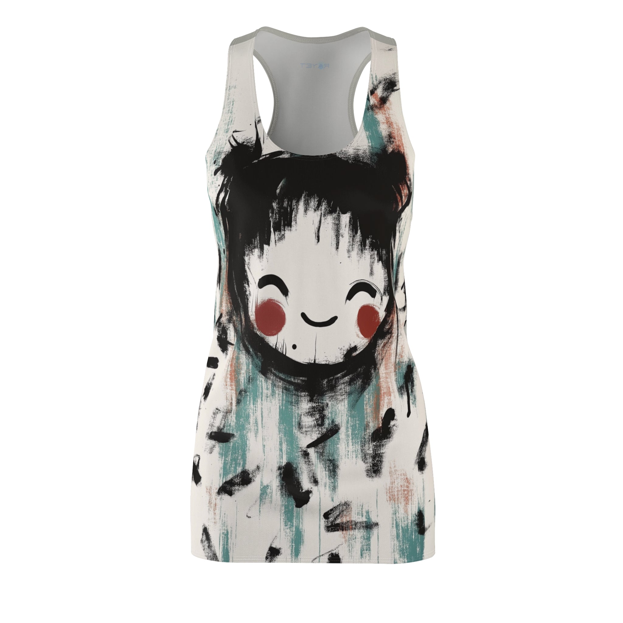 Facing Surprise Women's Cut & Sew Racerback Dress (AOP)