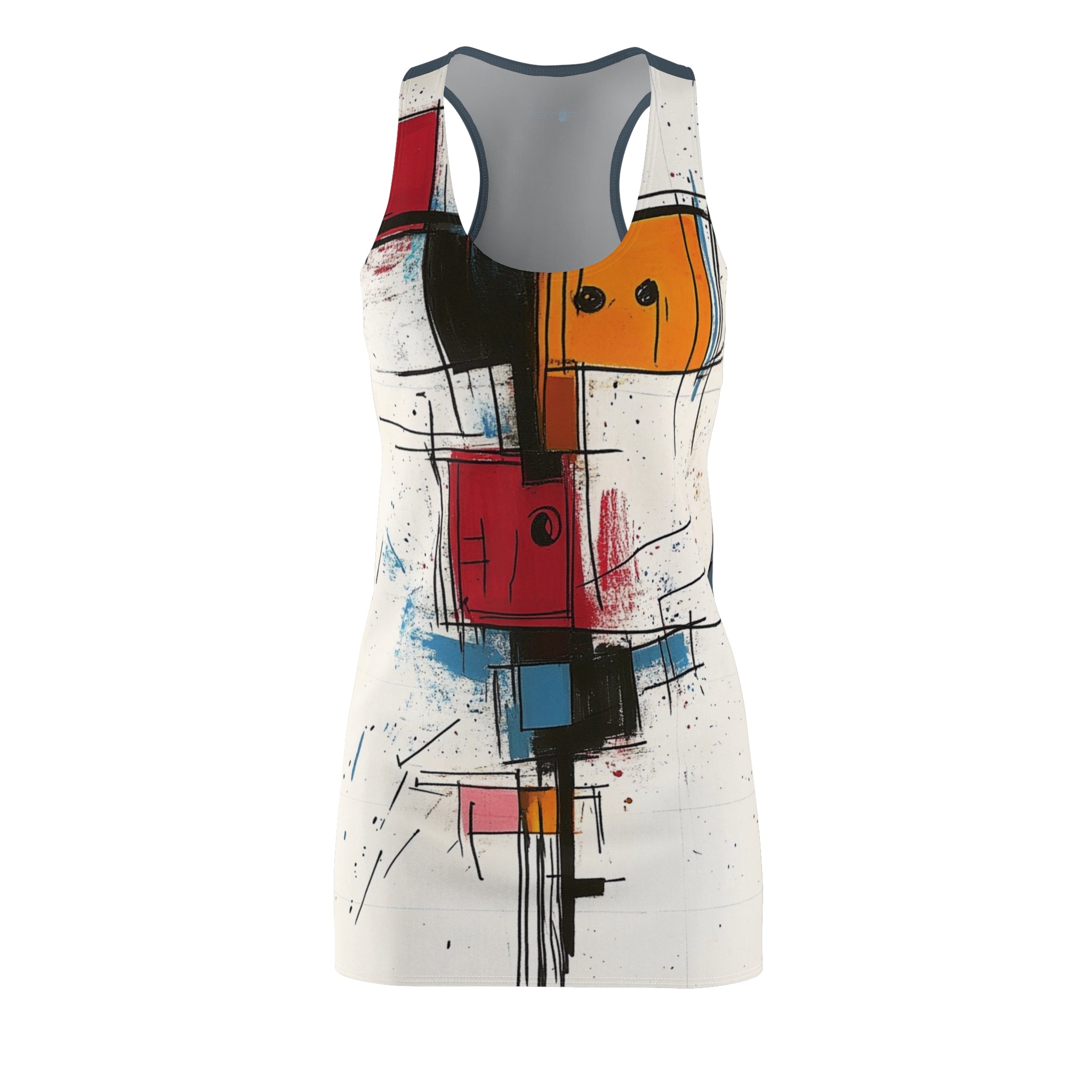 Sight All The Rest Unseen Women's Cut & Sew Racerback Dress (AOP)