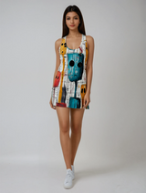 Flathead Flair Women's Cut & Sew Racerback Dress (AOP)