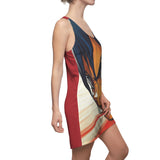 Searing Serena Women's Cut & Sew Racerback Dress (AOP)