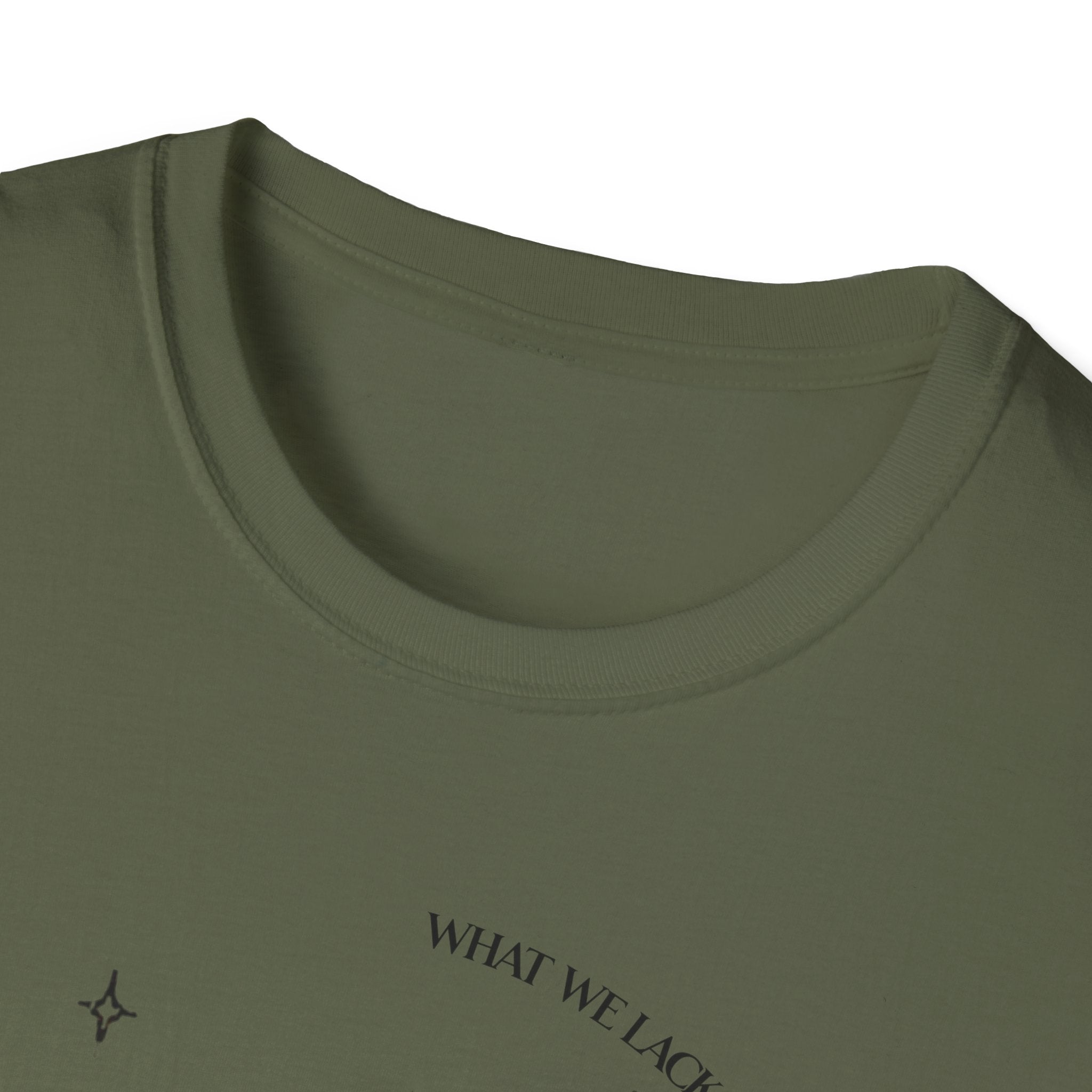 The Very Real Cosmic Connection — Heart Nebula Graphic Tee with Black Text
