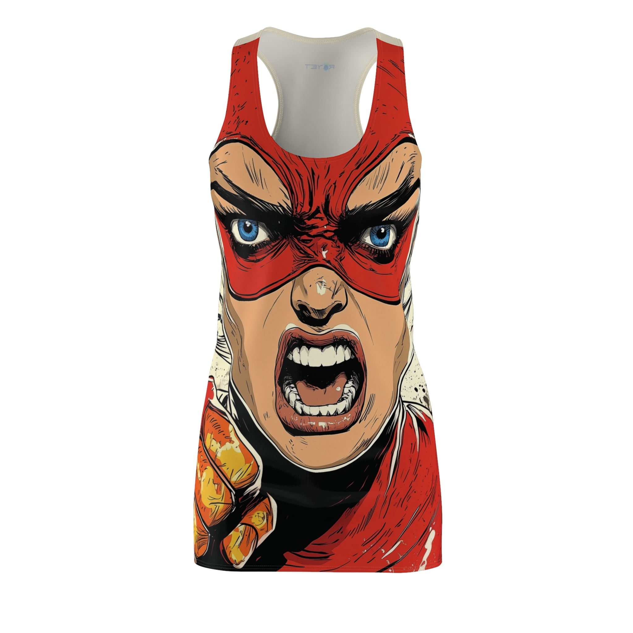 Super Lawless Lucia Women's Cut & Sew Racerback Dress (AOP)