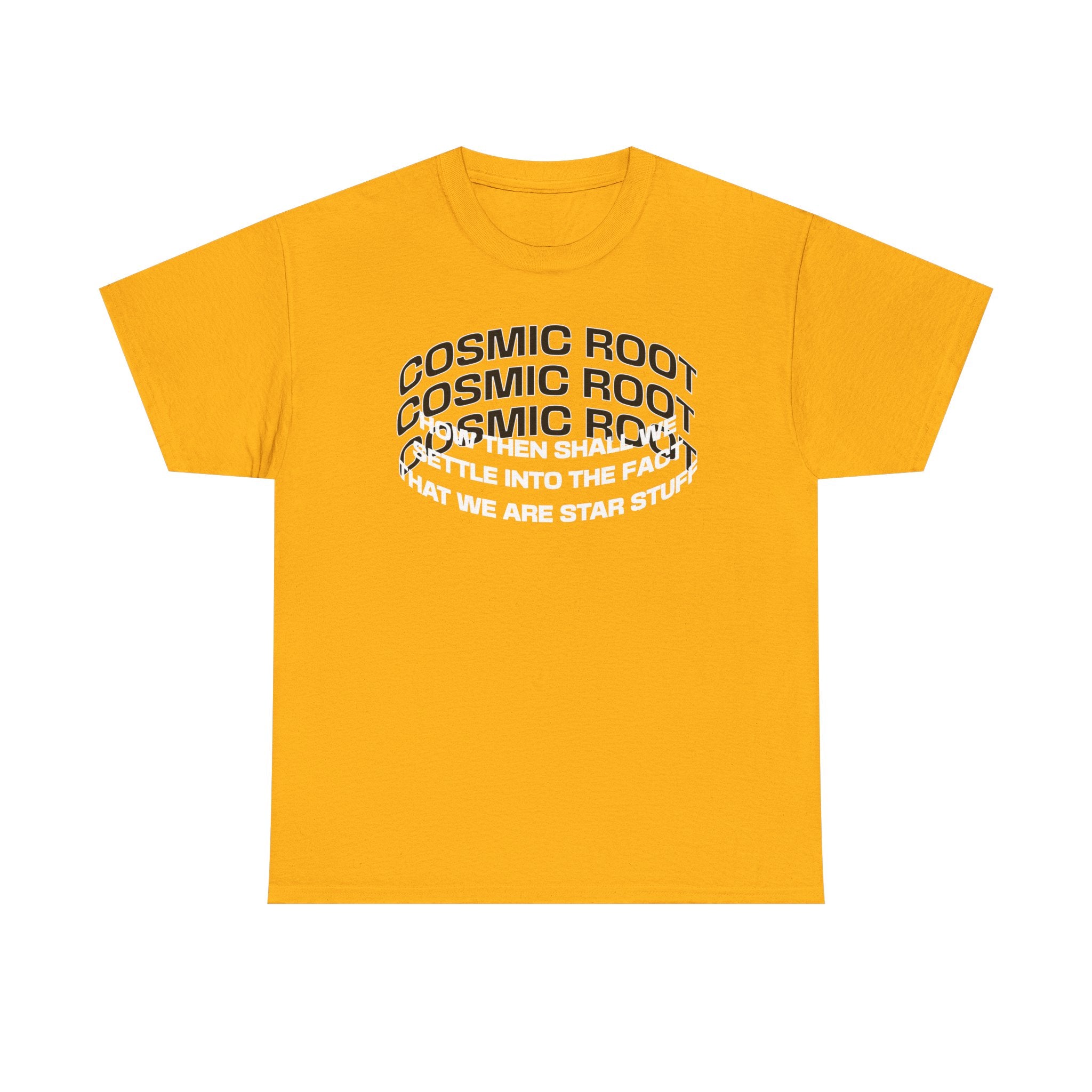 Star Stuff T-Shirt — "How then shall we settle into the fact that we are star stuff" Cosmic Astronomy Tee