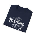 ΩThe End All Of Common Ground - DNA Connected T-Shirt — "Nothing Is Foreign" Illustrated In White