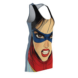 Super Steel Sakura Women's Cut & Sew Racerback Dress (AOP)