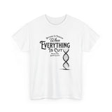 ΩThe End All Of Common Ground - DNA Connected T-Shirt — "Nothing Is Foreign" Illustrated In Black
