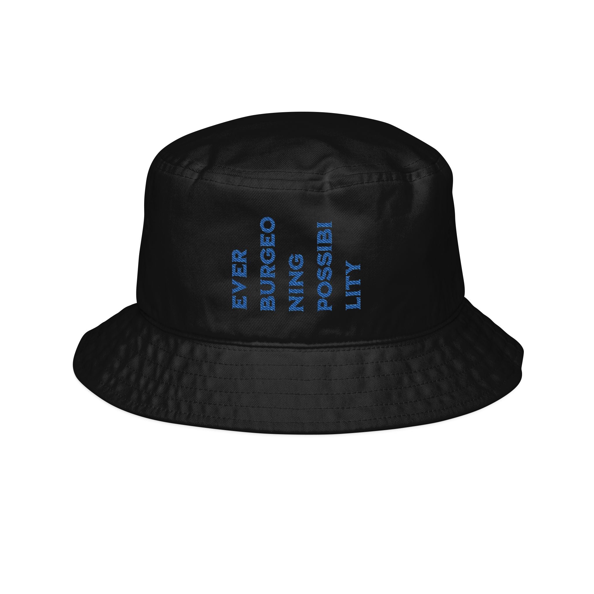 Ever Burgeoning Possibility Baseball Cap — Inspirational Vertical Text Hat