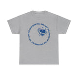 "You Are Not the Center of the Universe, But You Are The Universe" Retro Heart Graphic Tee