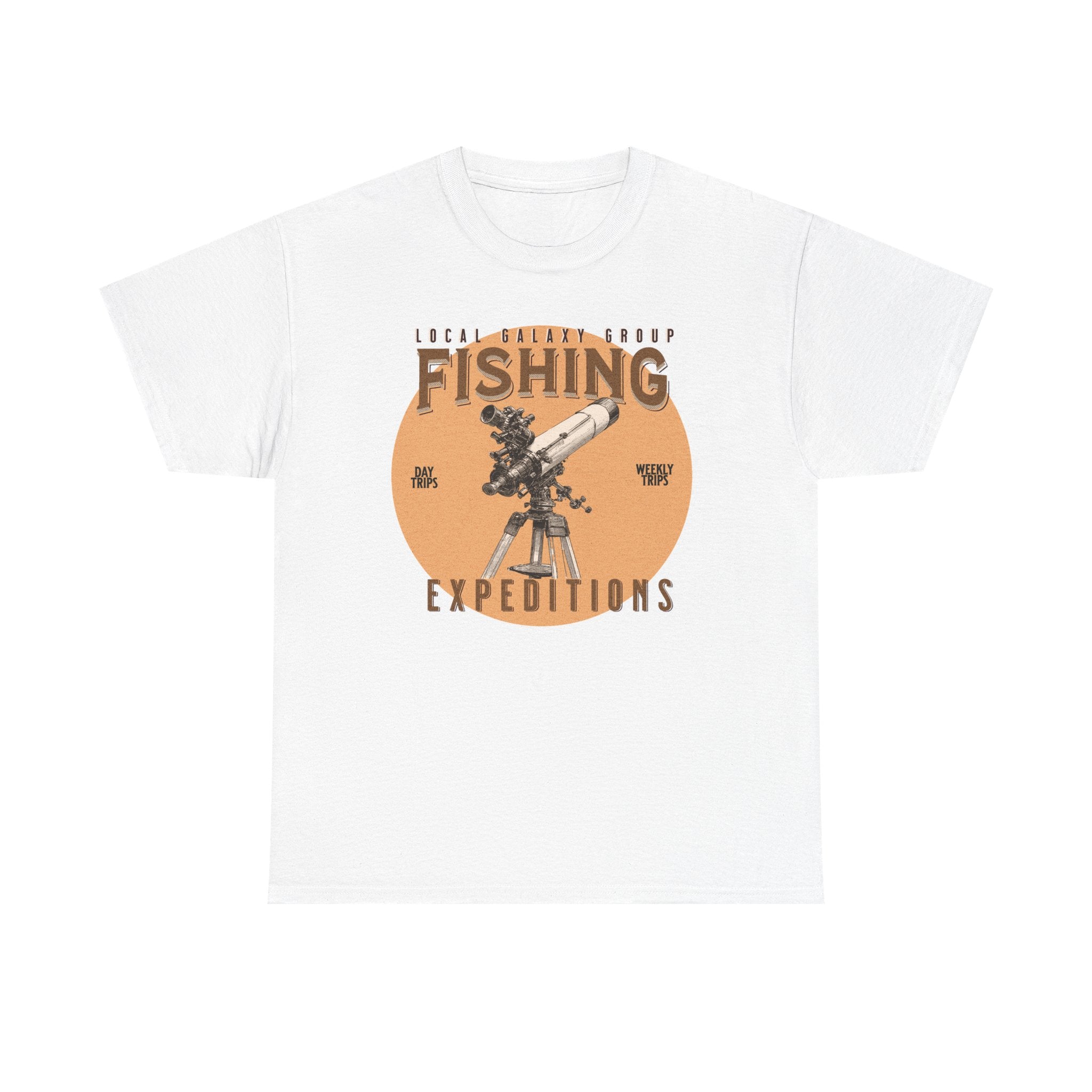 Fishing for Stars T-Shirt — Amateur Astronomer Telescope Tee