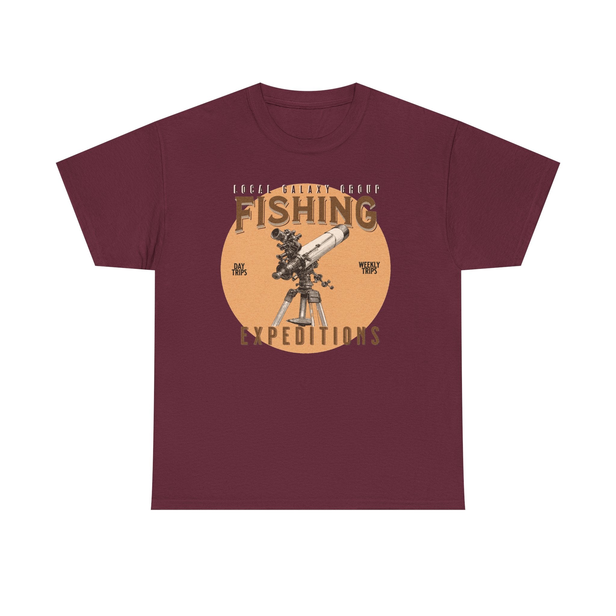 Fishing for Stars T-Shirt — Amateur Astronomer Telescope Tee