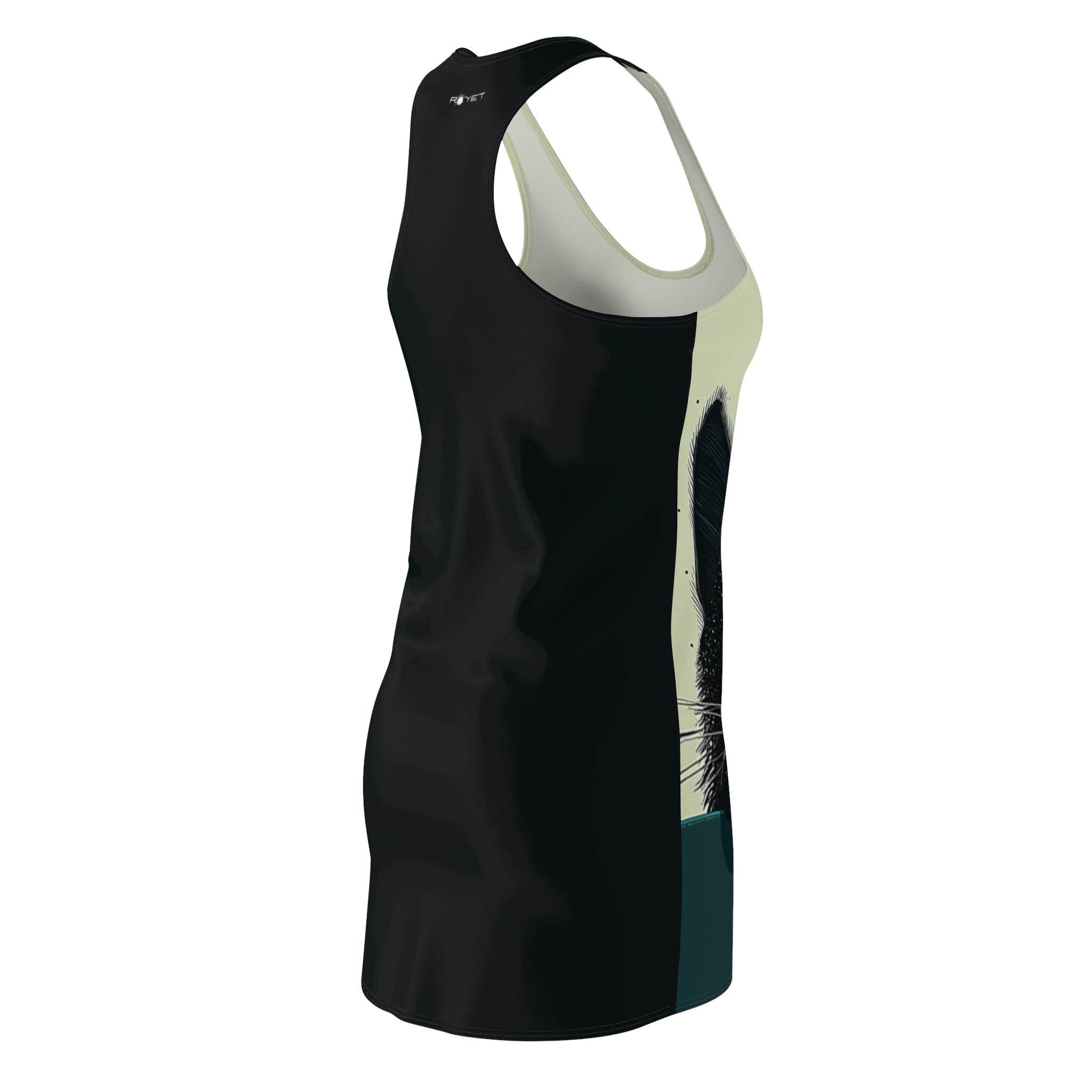 Come On Over To My Place Women's Cut & Sew Racerback Dress (AOP)