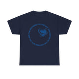 "You Are Not the Center of the Universe, But You Are The Universe" Retro Heart Graphic Tee