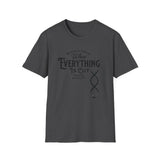 ΩThe End All Of Common Ground - DNA Connected T-Shirt — "Nothing Is Foreign" Illustrated In Black