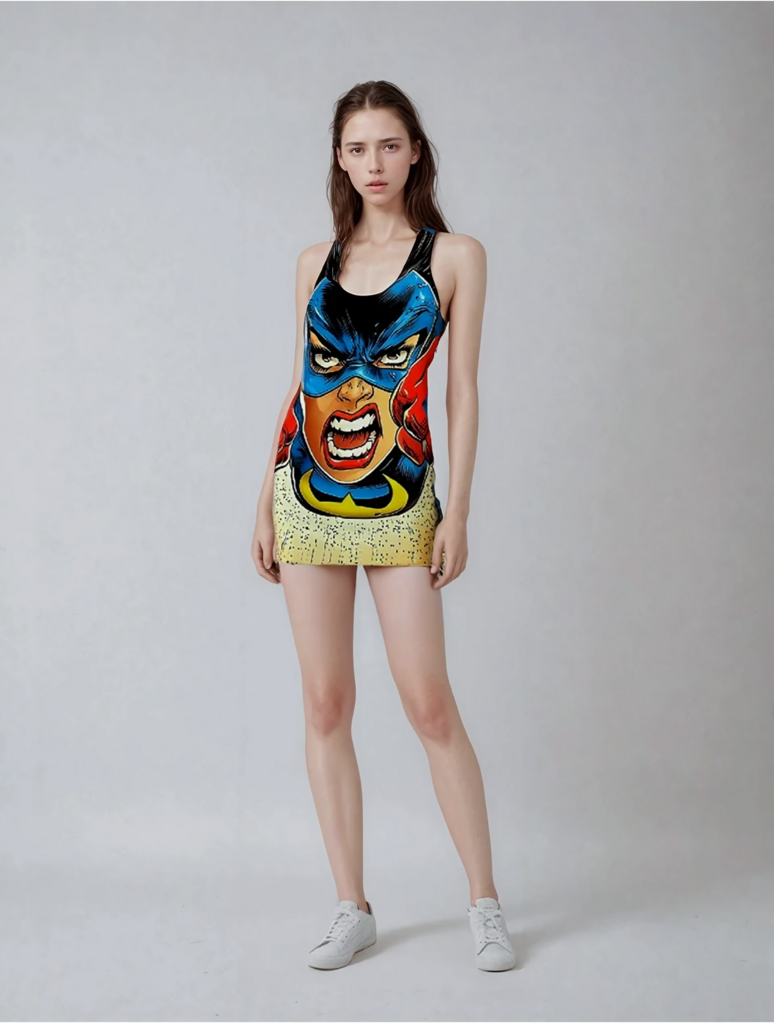 Women's Cut & Sew Racerback Dress (AOP)