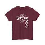 ΩThe End All Of Common Ground - DNA Connected T-Shirt — "Nothing Is Foreign" Illustrated In White