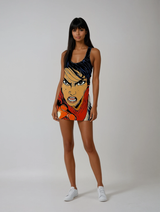 Super Avenging Hannah Women's Cut & Sew Racerback Dress (AOP)