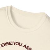 "You Are Not the Center of the Universe, But You Are The Universe" Retro Heart Graphic Tee