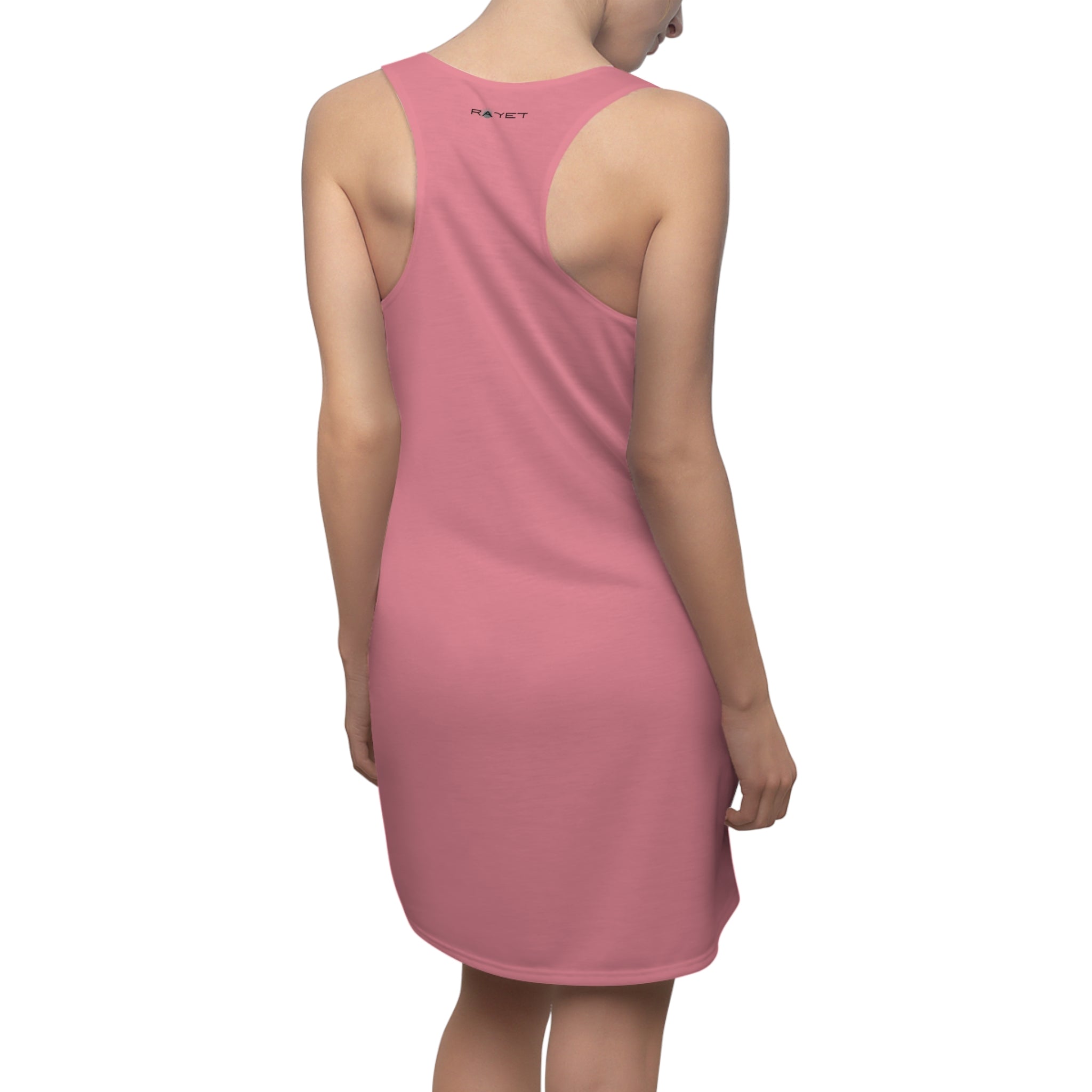 I Scream Pink Women's Cut & Sew Racerback Dress (AOP)