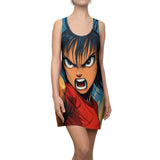 Fantastic Faye Women's Cut & Sew Racerback Dress (AOP)