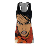 Super Avenging Hannah Women's Cut & Sew Racerback Dress (AOP)