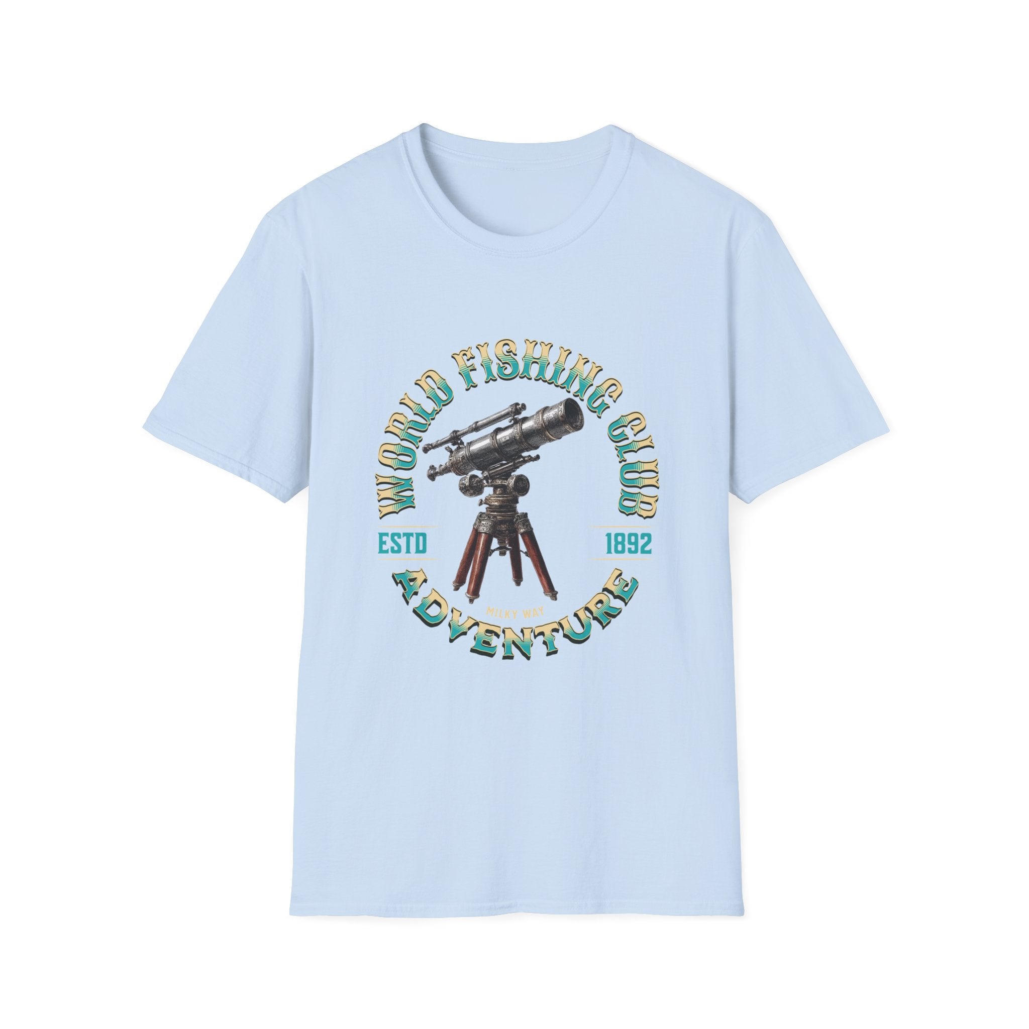 Fishing Club Graphic T-Shirt — Vintage Angler Design ("Fishing" Text)