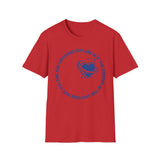 "You Are Not the Center of the Universe, But You Are The Universe" Retro Heart Graphic Tee