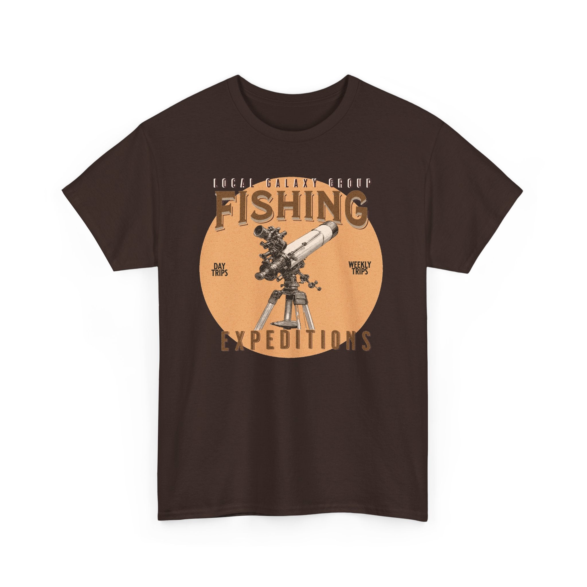 Fishing for Stars T-Shirt — Amateur Astronomer Telescope Tee
