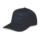 "How Then Shall We Settle Into the Fact that we are made of star stuff." Embroidered Baseball Cap