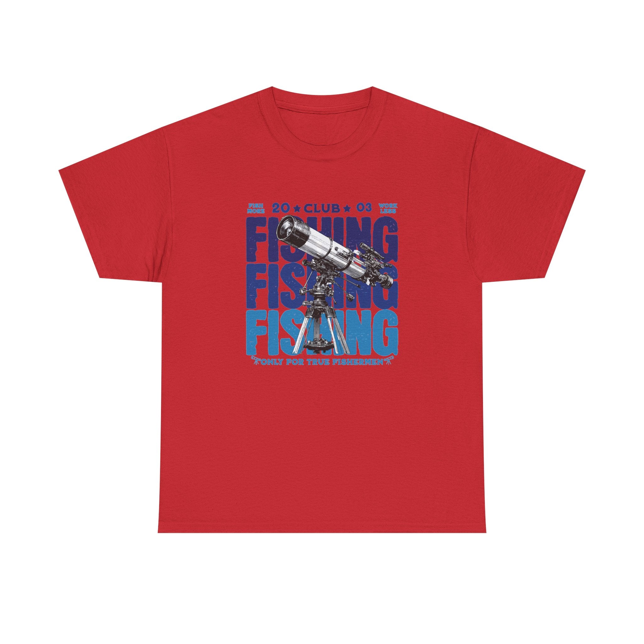 Fishing for Stars T-Shirt — Amateur Astronomer Telescope Tee