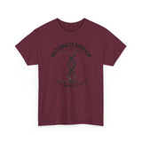 ΩThe End All Of Common Ground - DNA Connected T-Shirt — "Nothing Is Foreign" Illustrated In Black