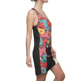 Begonia Besties Women's Cut & Sew Racerback Dress (AOP)