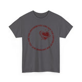 "You Are Not the Center of the Universe, But You Are The Universe" Retro Heart Graphic Tee