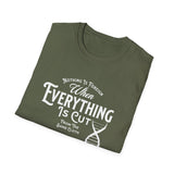 ΩThe End All Of Common Ground - DNA Connected T-Shirt — "Nothing Is Foreign" Illustrated In White