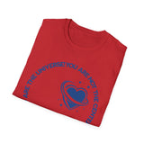 "You Are Not the Center of the Universe, But You Are The Universe" Retro Heart Graphic Tee