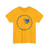 "You Are Not the Center of the Universe, But You Are The Universe" Retro Heart Graphic Tee