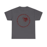 "You Are Not the Center of the Universe, But You Are The Universe" Retro Heart Graphic Tee