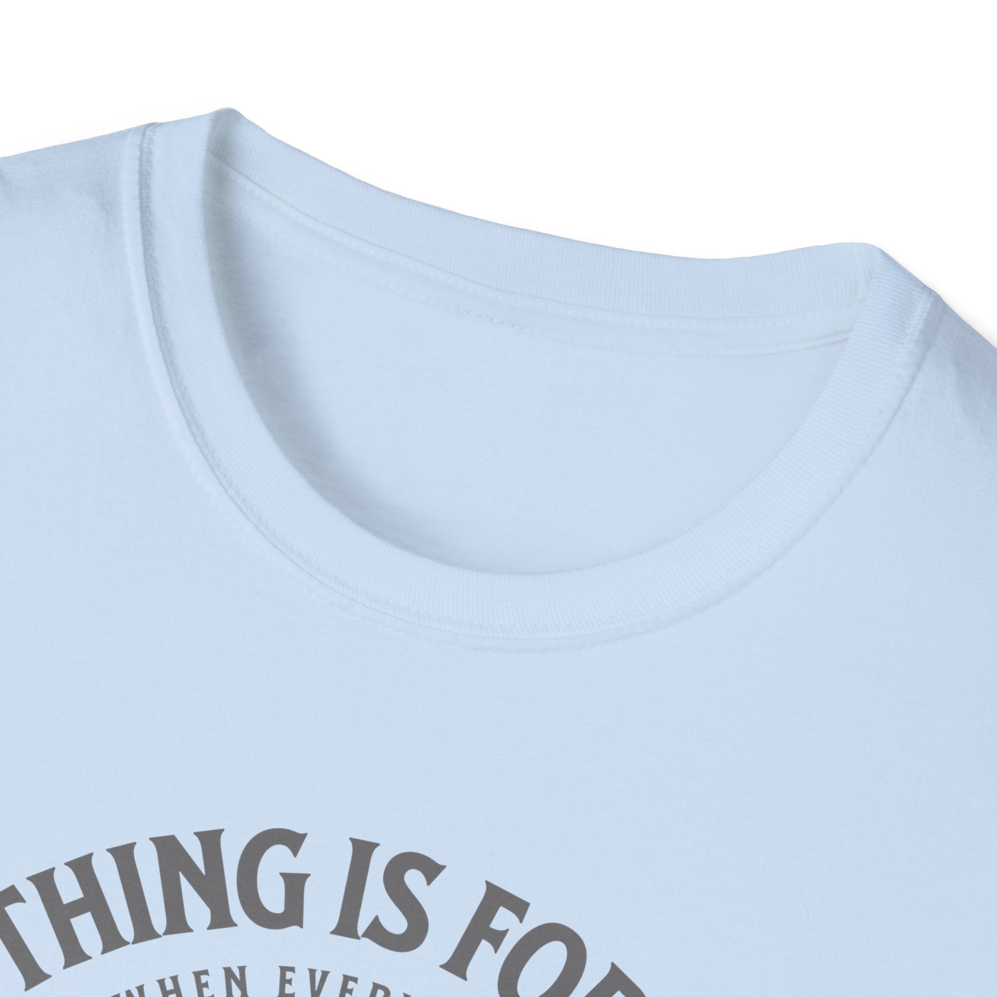 ΩThe End All Of Common Ground - DNA Connected T-Shirt — "Nothing Is Foreign" Illustrated In Gray
