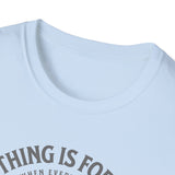 ΩThe End All Of Common Ground - DNA Connected T-Shirt — "Nothing Is Foreign" Illustrated In Gray