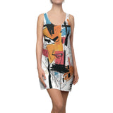 Screw-Face New-Face Women's Cut & Sew Racerback Dress (AOP)