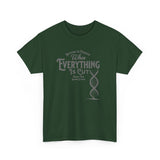 ΩThe End All Of Common Ground - DNA Connected T-Shirt — "Nothing Is Foreign" Illustrated In Gray