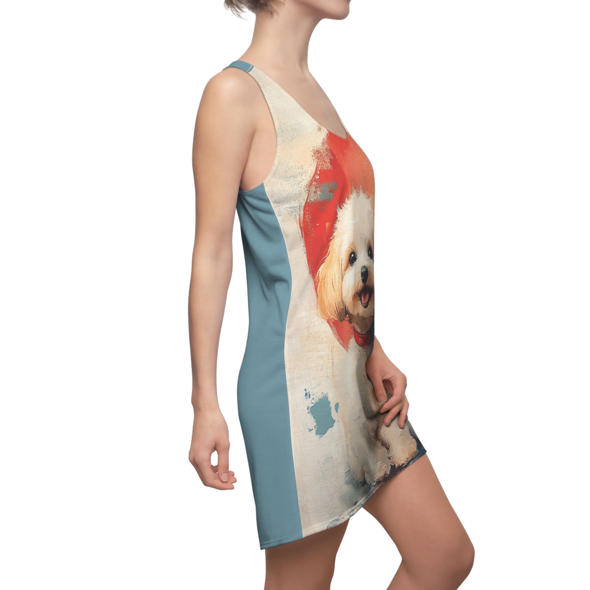 Pure Sunshine Women's Cut & Sew Racerback Dress (AOP)